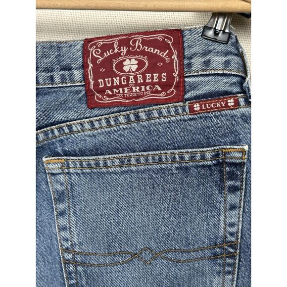 Lucky Brand Jeans Womens 12/31 Plain Jane Flare C Denim Dungarees American Made - Picture 16 of 16